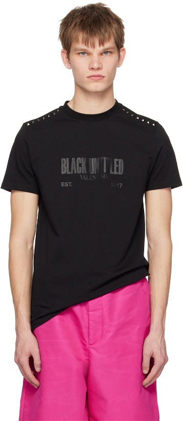 Photo: Valentino Black Rockstud T-Shirt