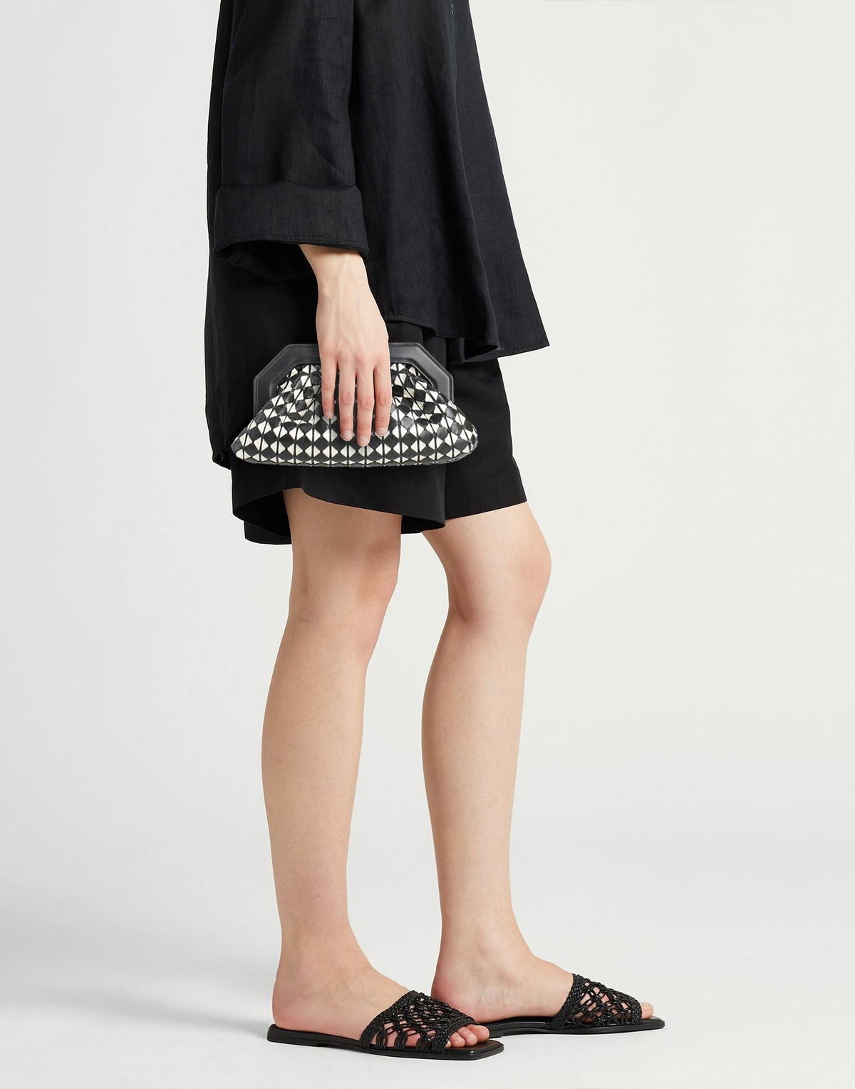 Serapian Womens Handbag in Black