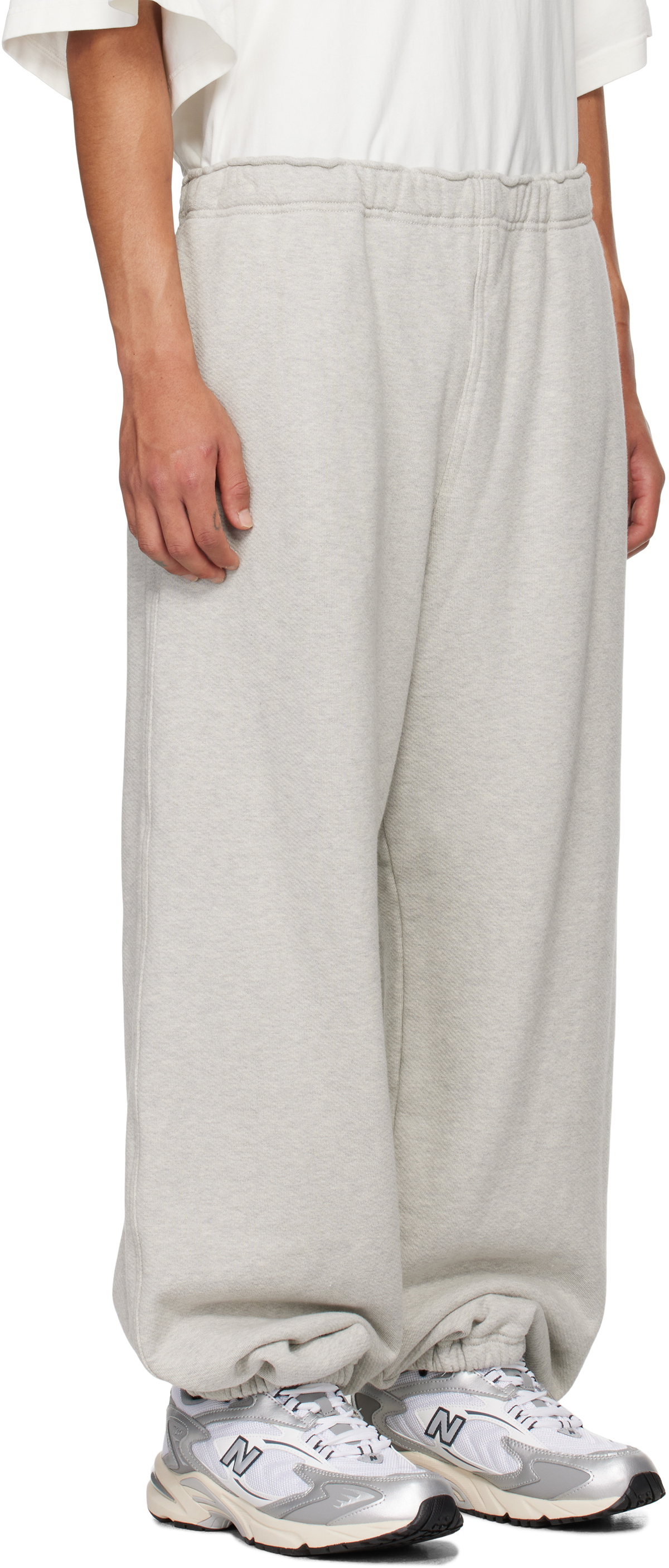 Hed Mayner Gray French Terry Sweatpants