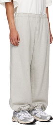 Hed Mayner Gray French Terry Sweatpants