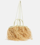 Jacquemus Le Panier Soli Raphia woven tote bag