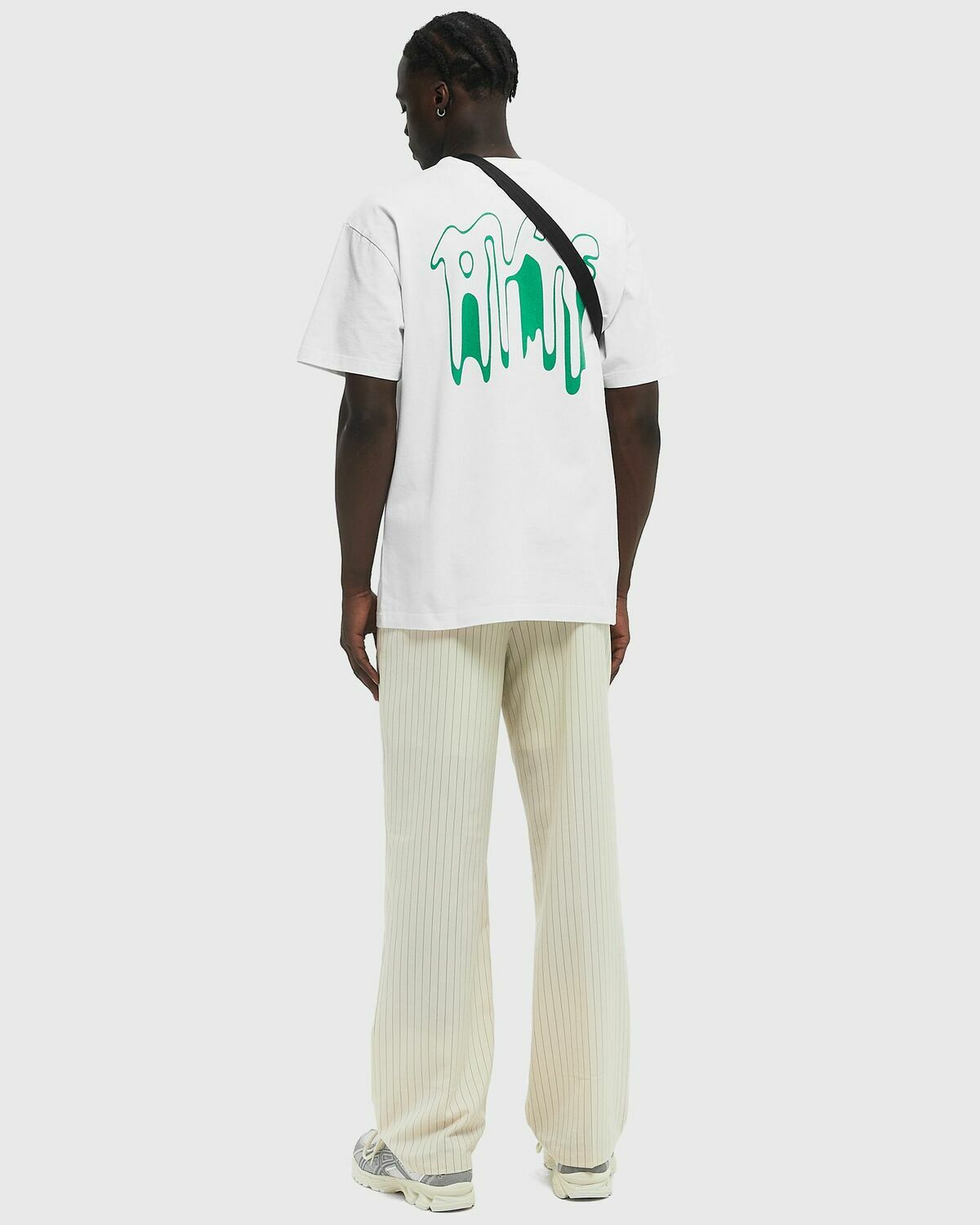 ØLÅF SMUDGE TEE White Mens Shortsleefe