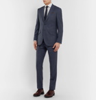 Richard James - Indigo Hyde Slim-Fit Mélange Wool Suit Trousers - Indigo