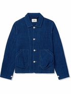 Folk - Prism Cotton-Seersucker Jacket - Blue