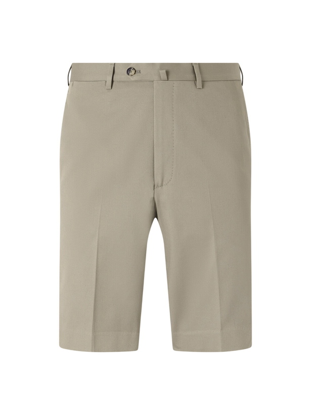 Photo: De Petrillo - Straight-Leg Cotton-Blend Twill Shorts - Neutrals