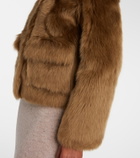Altuzarra Maury faux-fur leather jacket