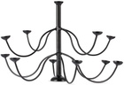 Gohar Black Egg Chandelier Centerpiece