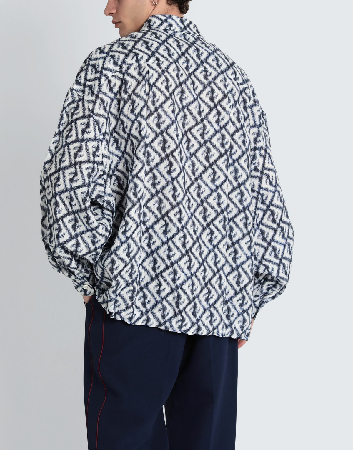 Fendi Mens Shirt in Blue