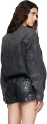 Stefan Cooke Gray Airshow Denim Jacket