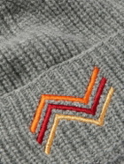 Missoni - Embroidered Ribbed Wool Beanie