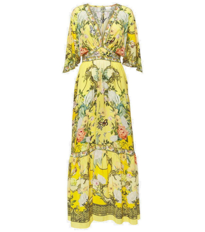 Photo: Camilla Paths of Gold floral silk maxi dress