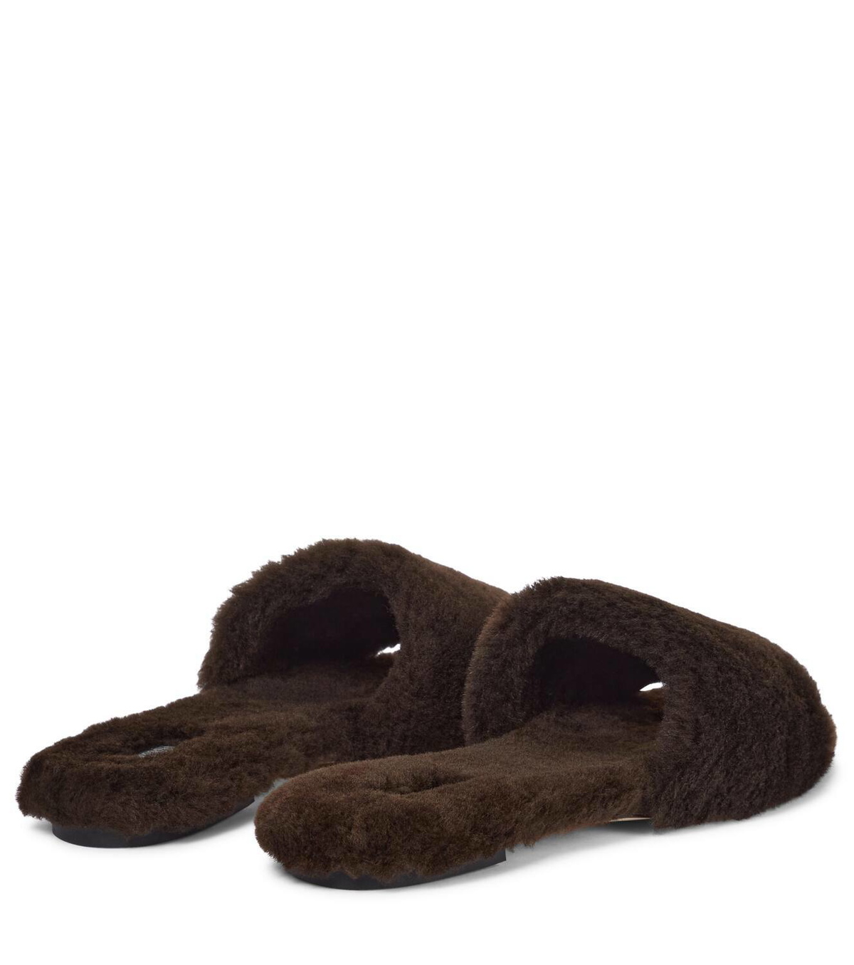 Aeyde Anna shearling slides