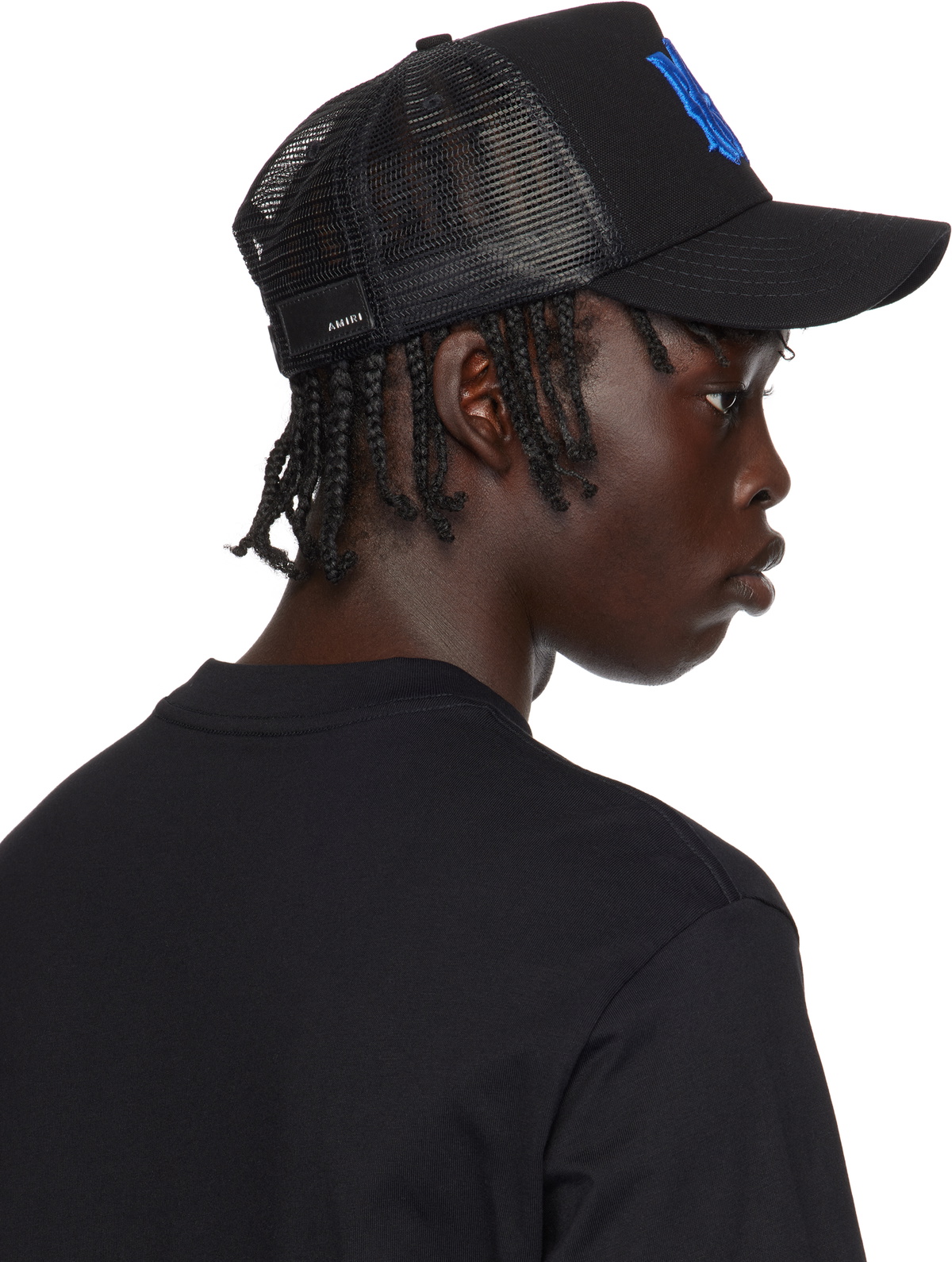 入荷中 Logo MA Blue & Black AMIRI Trucker Amiri Cap 帽子
