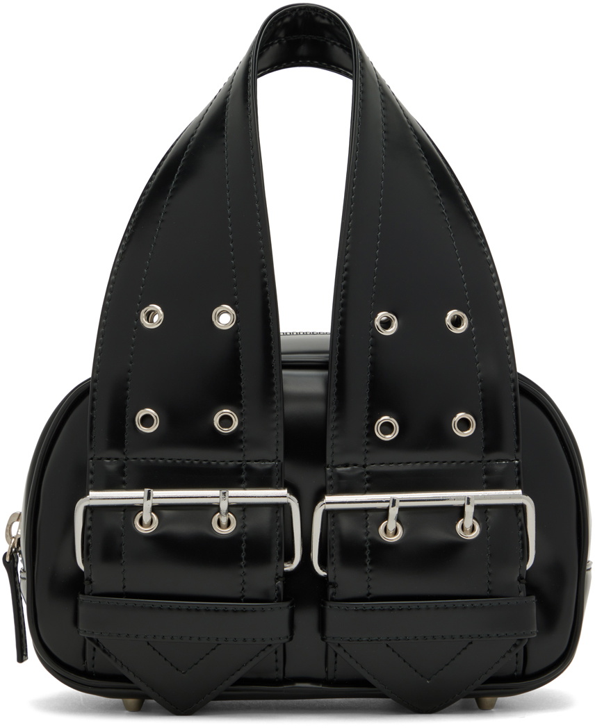 Vaquera Black Mini Buckle Bag