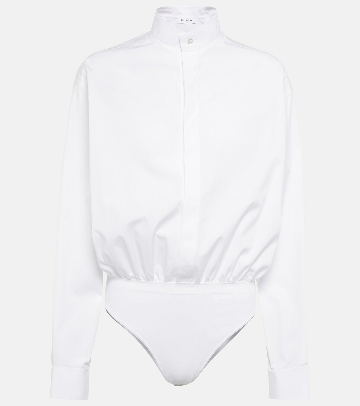 スリップ・インナー・キャミ ALAIA WHITE COTTON BODYSUIT Alaïa Cotton bodysuit ALAÏA
