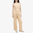 DONNI. Women's Jersey Stripe Simple Pant in Butter Stripe