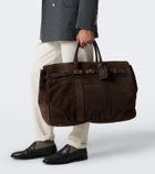 Brunello Cucinelli Suede duffel bag