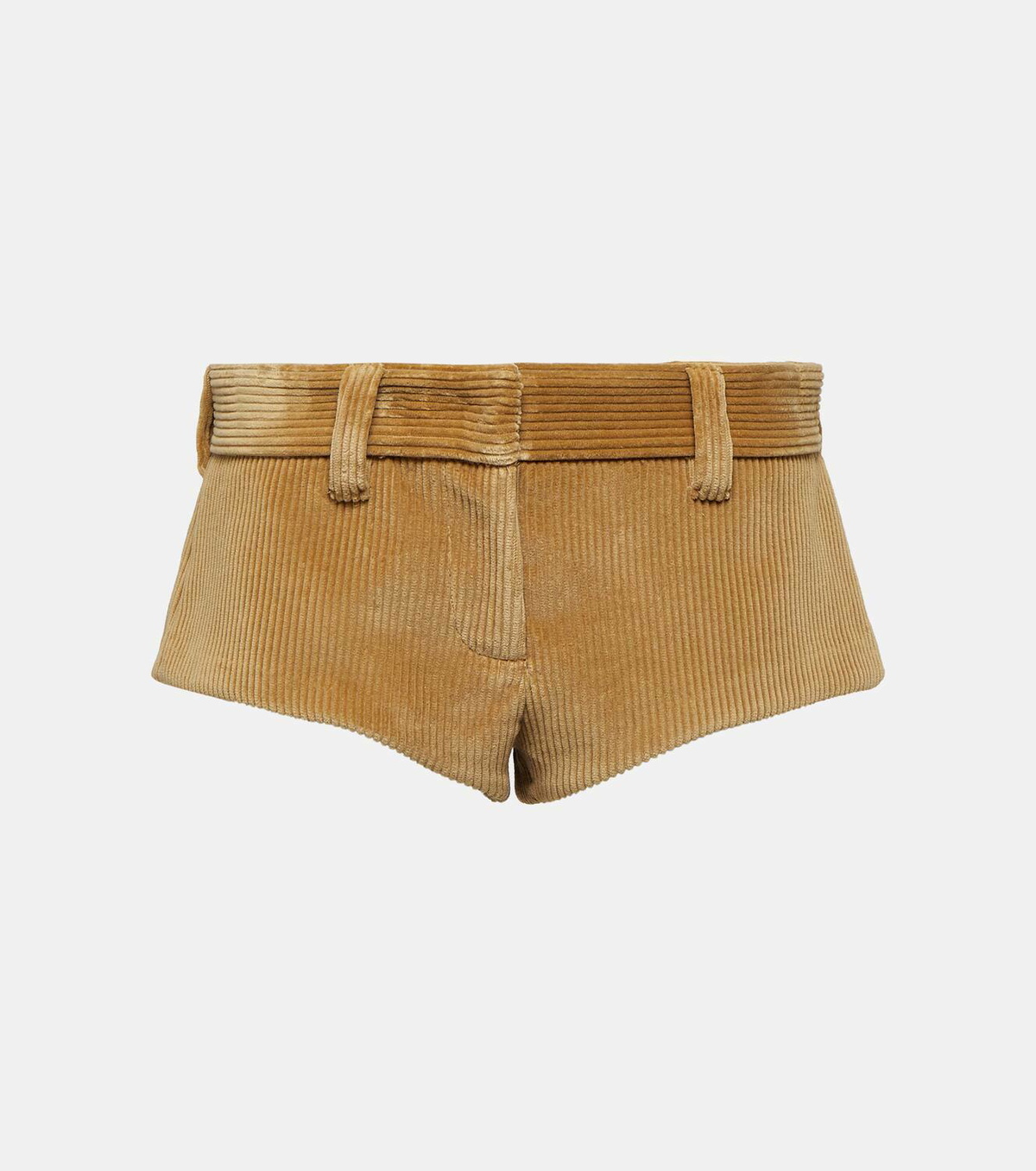 Miu Miu Low-rise cotton corduroy shorts Miu Miu