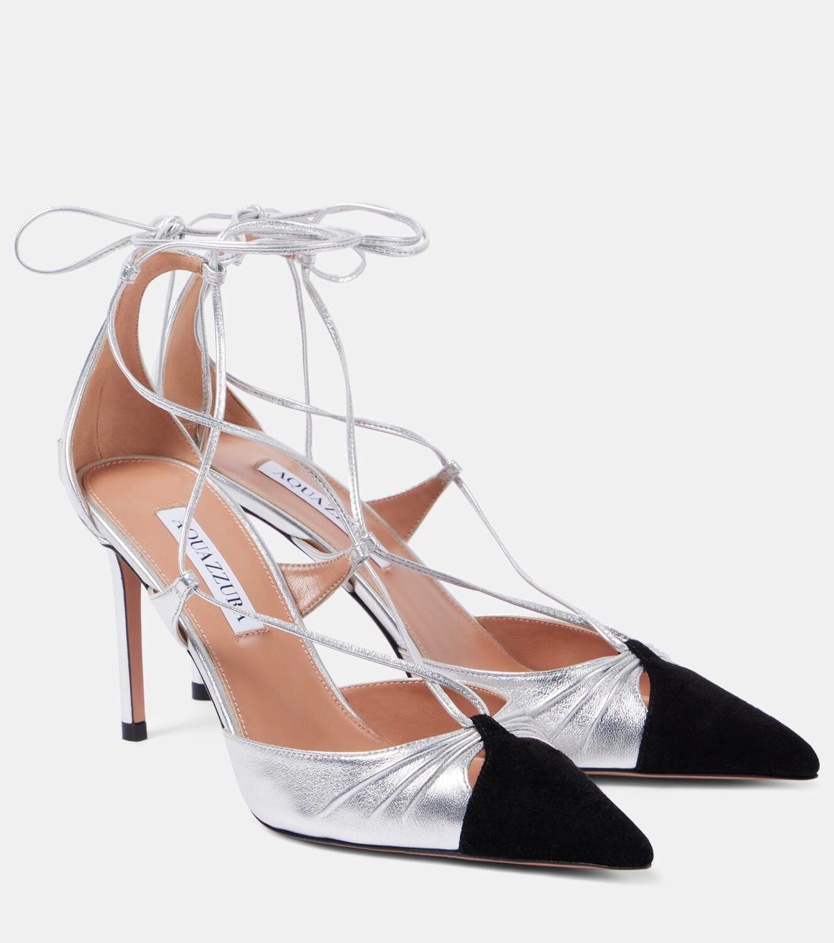 【送料&関税込】Aquazzura Gabi Pumps Aquazzura Gabi 85 leather slingback pumps Aquazzura