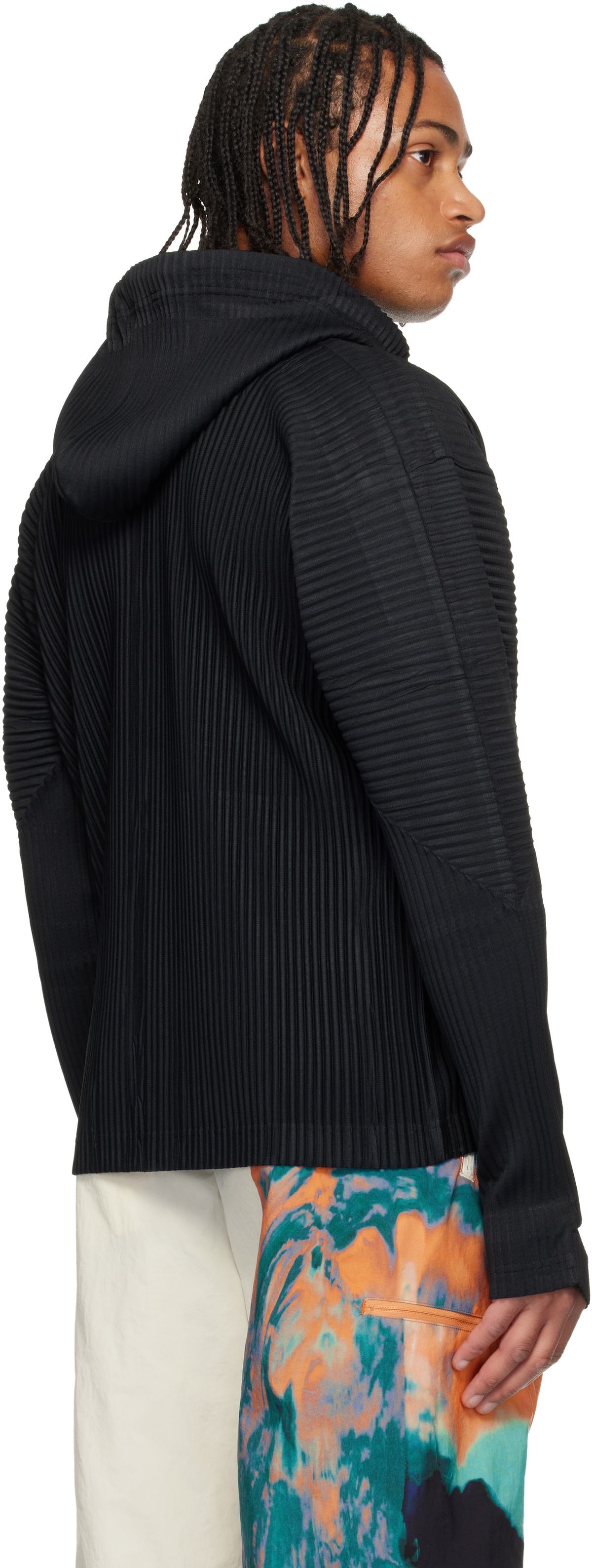 HOMME PLISSÉ ISSEY MIYAKE Black Monthly Color July Hoodie