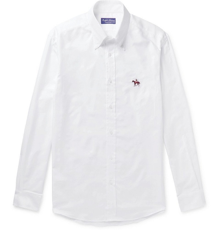 Photo: Ralph Lauren Purple Label - Button-Down Collar Cotton Oxford Shirt - Men - White