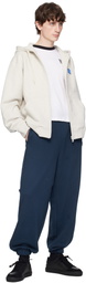 ADER error Navy Sig; TRS Tag 01 Sweatpants