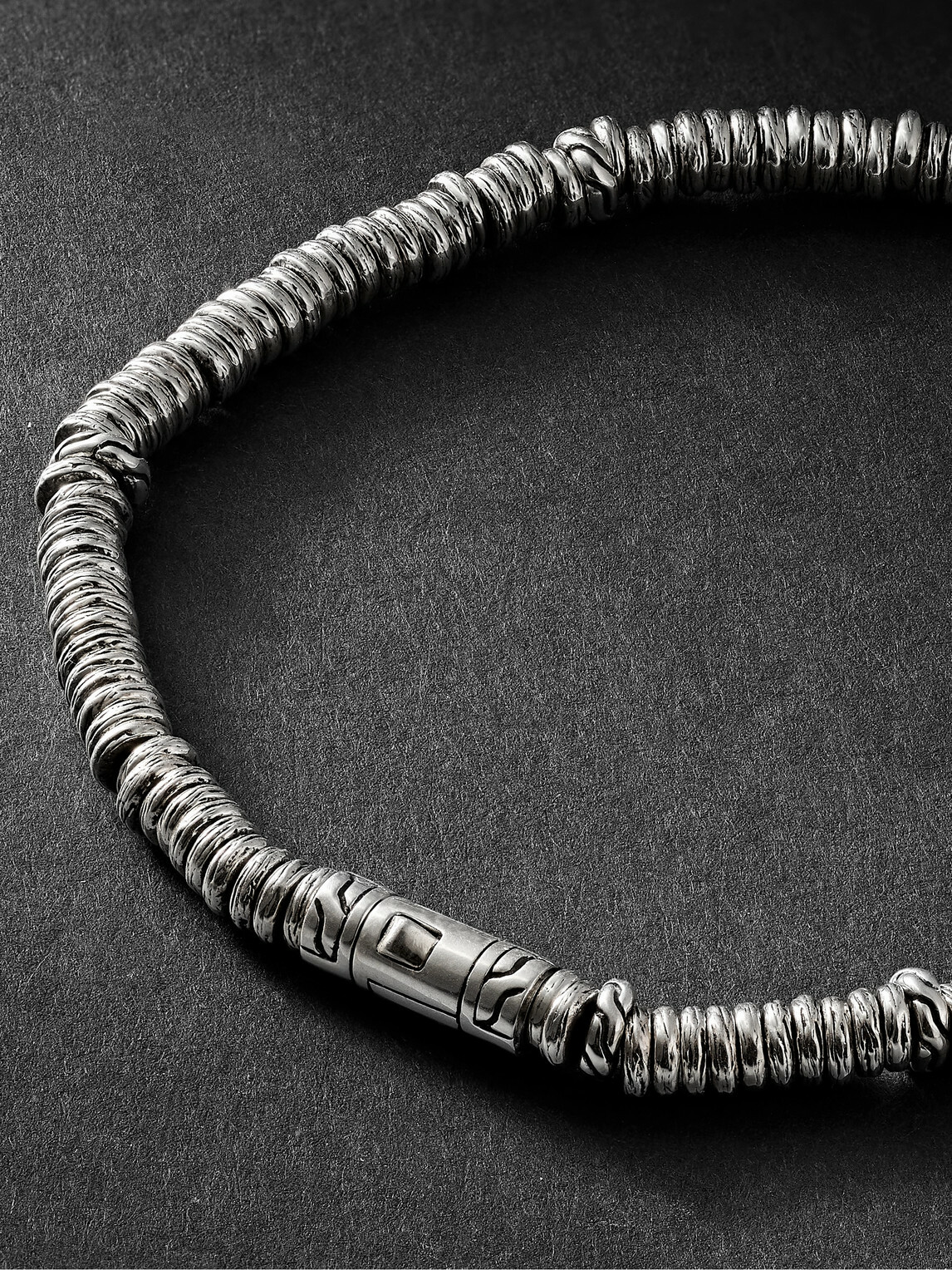John Hardy - Silver Heishi Beaded Bracelet - Silver
