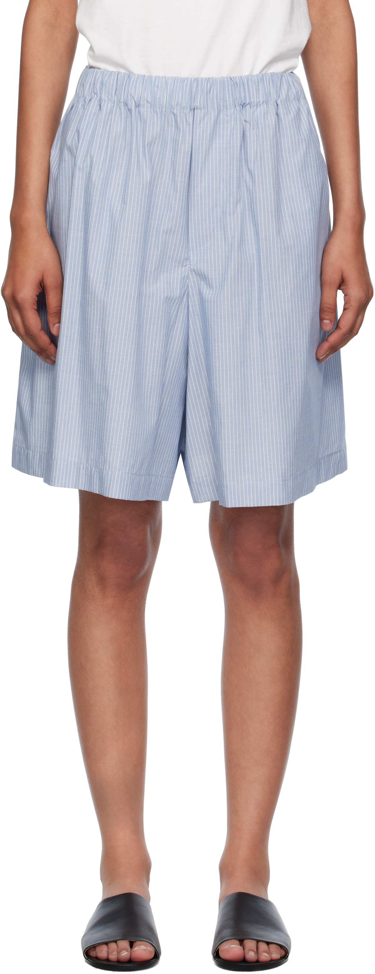 Baserange Blue Claude Shorts