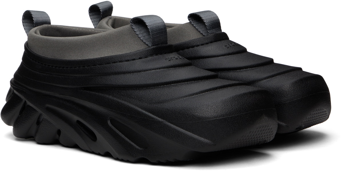 Crocs Black Echo Storm Slip-on Loafers