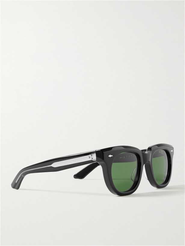 Photo: JACQUES MARIE MAGE - Sturges Round-Frame Acetate Sunglasses - Black