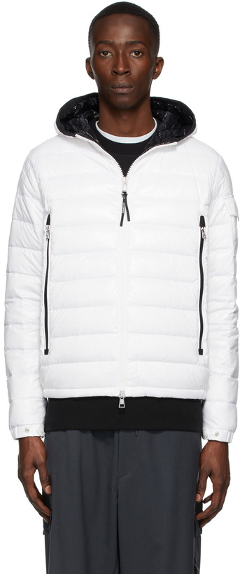 Photo: Moncler White Down Galion Puffer Jacket