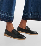 Valentino Garavani Leisure Flows leather loafers