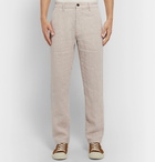 NN07 - Karl Slim-Fit Linen Trousers - Sand