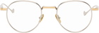 Cutler and Gross Silver & Gold Lennox 1428 Round Optical Glasses