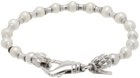 Emanuele Bicocchi Silver Pearl & Spacers Bracelet