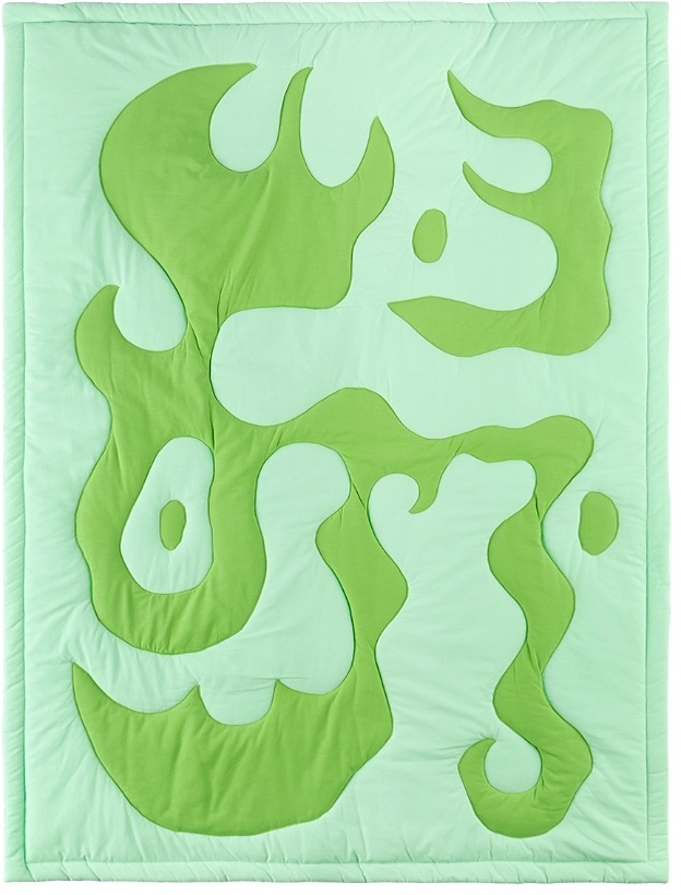 Photo: Claire Duport Green Medium Form I Blanket