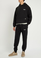 Represent Owners Club Logo-print Cotton Sweatpants Black