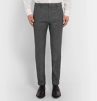 Paul Smith - Dark-Grey Slim-Fit Mélange Wool and Silk-Blend Suit Trousers - Men - Gray