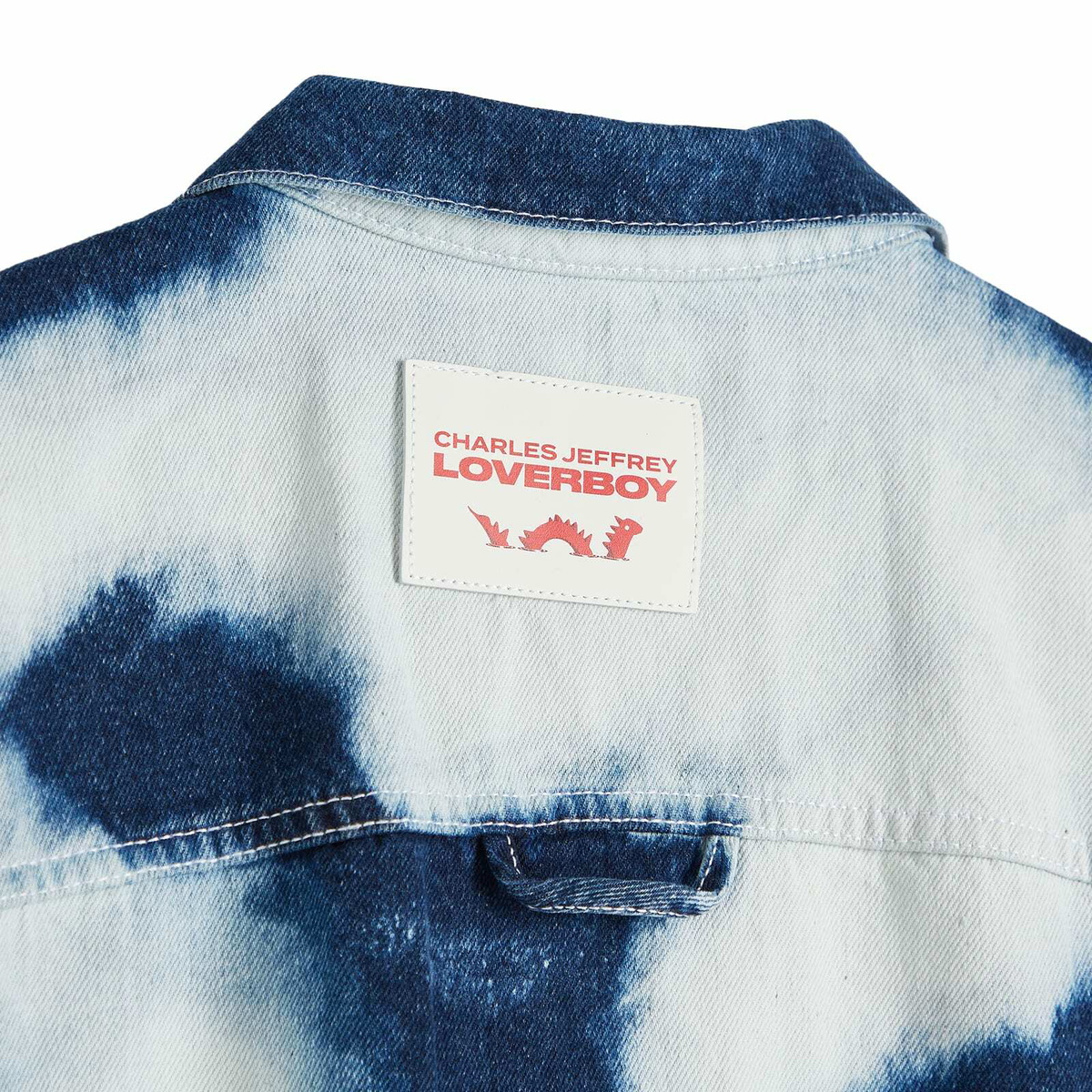 Charles Jeffrey Women's Loverboy Oversized Denim Jacket in White Bleach