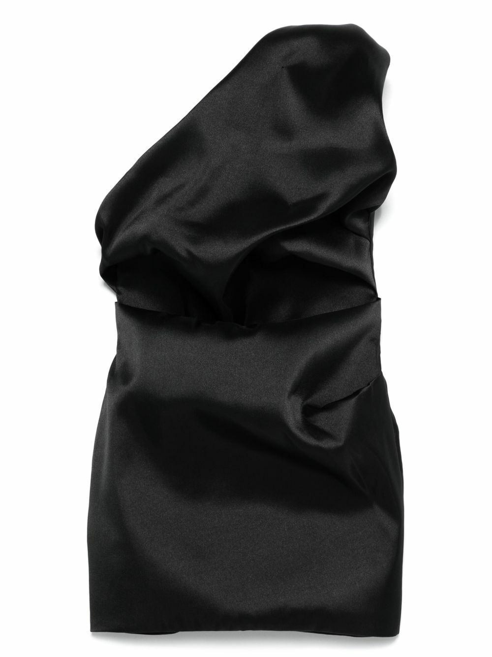Marques'Almeida Satin Draped Mini Dress