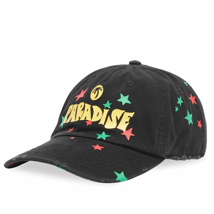 Photo: Palm Angels Men's Paradise Cap in Yellow 