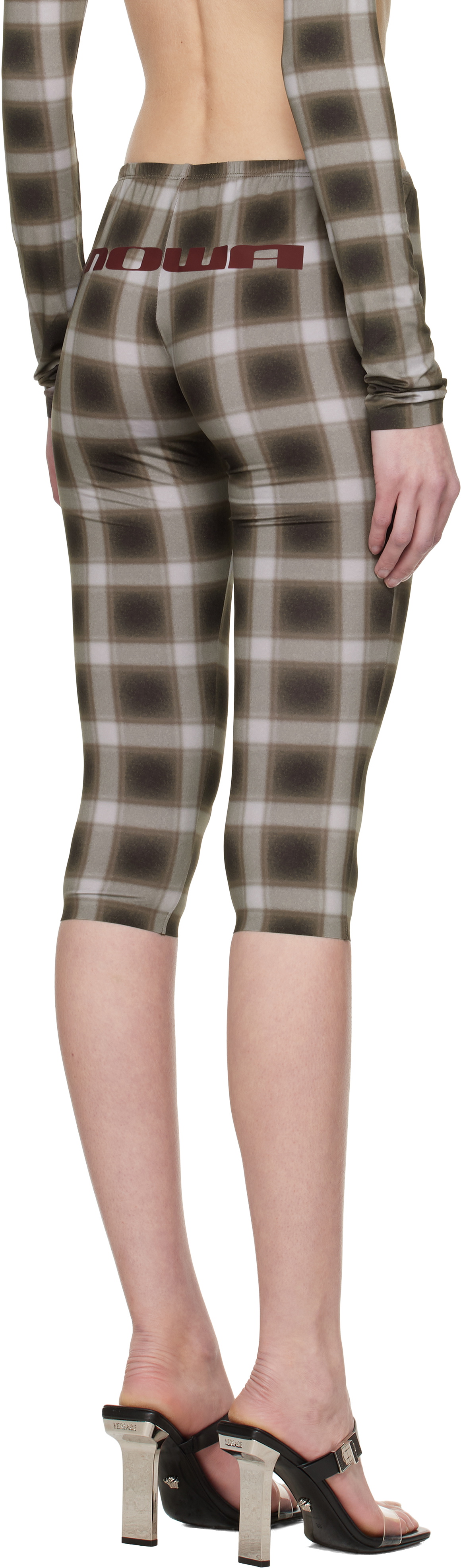 Mowalola Brown MISS SIXTY Edition Vintage Capri Leggings
