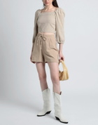 Pieces Womens Shorts & Bermuda Shorts Khaki
