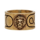 Versus Gold Lion Ring