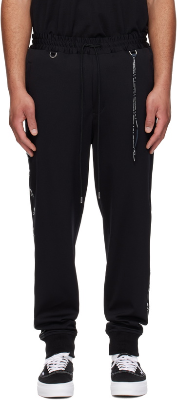 Photo: mastermind JAPAN Black Skull Tape Jersey Track Pants
