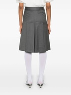 Peter Do Grey Wide-Leg Layered Shorts