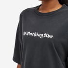 A Bathing Ape Women's Pigment Dye T-Shirt in Black
