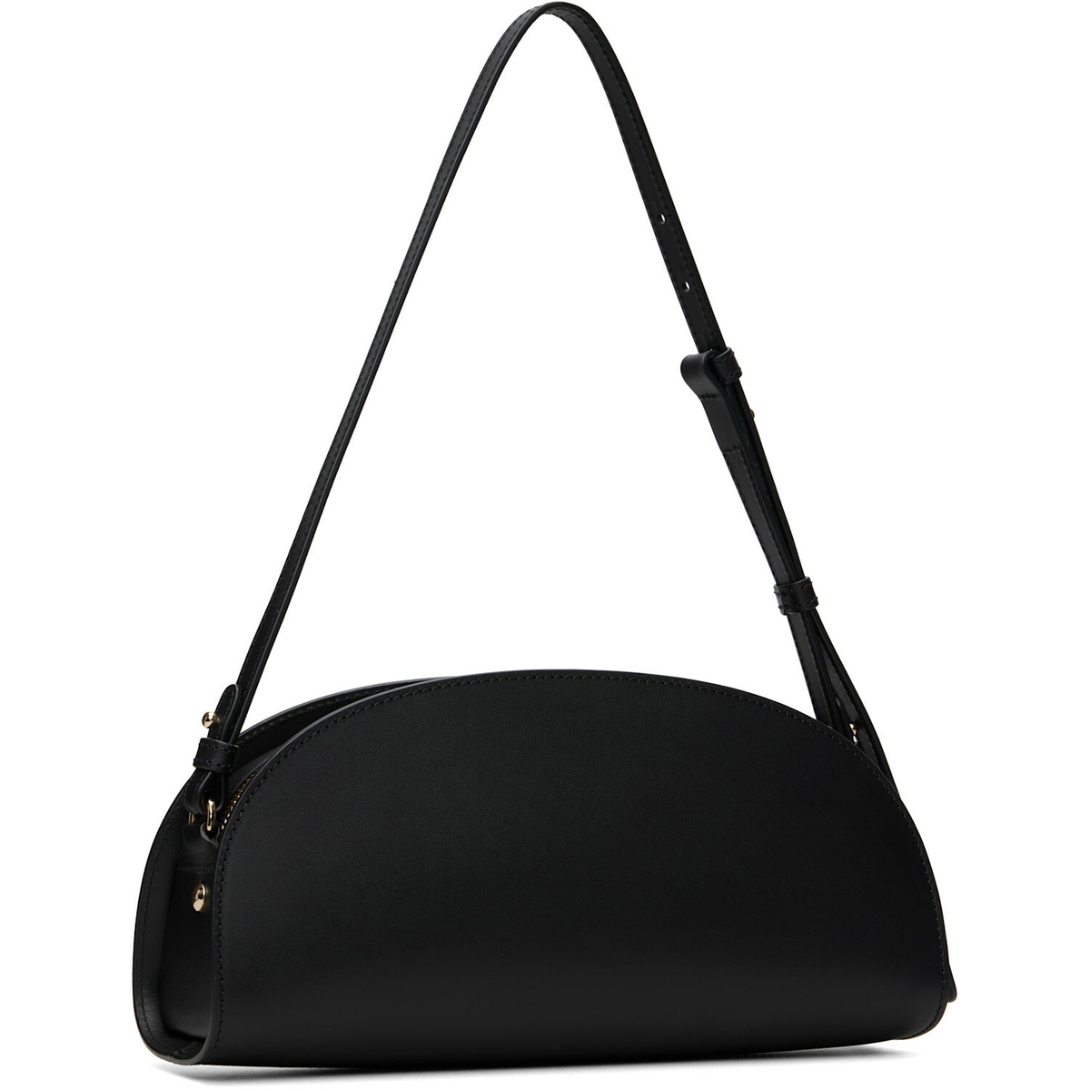 A.P.C. Black Demi-Lune Shoulder Bag