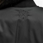 Off-White Women's NY Bomber Jacket in Black