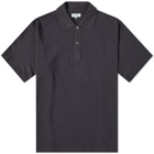 Lady White Co. Men's Two Button Polo Shirt in Slate